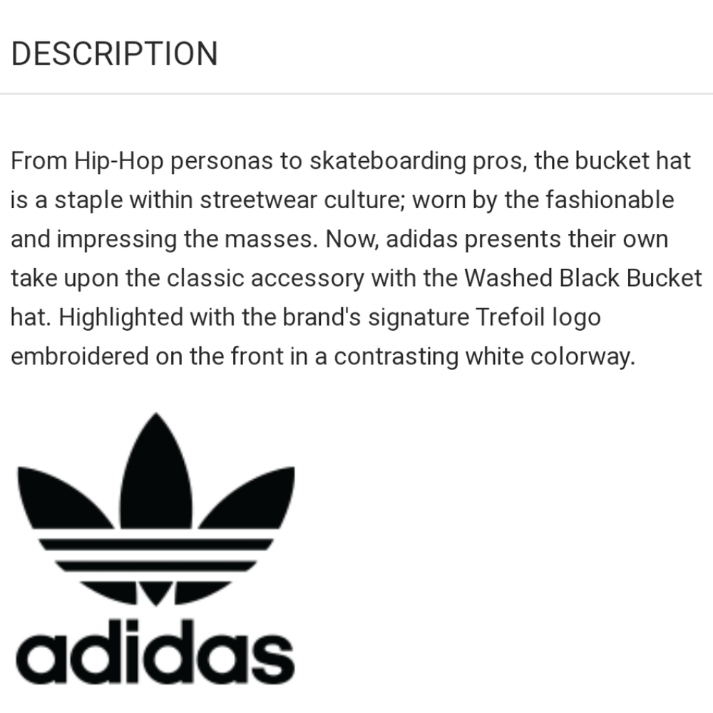 NWT Unisex Adidas Bucket Hat - Picture 11 of 12